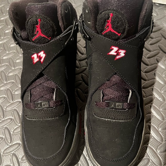 RARE Air Jordan 8 AJF Fusion Playoff Bred size 8.5 Women shoes - Picture 3 of 9